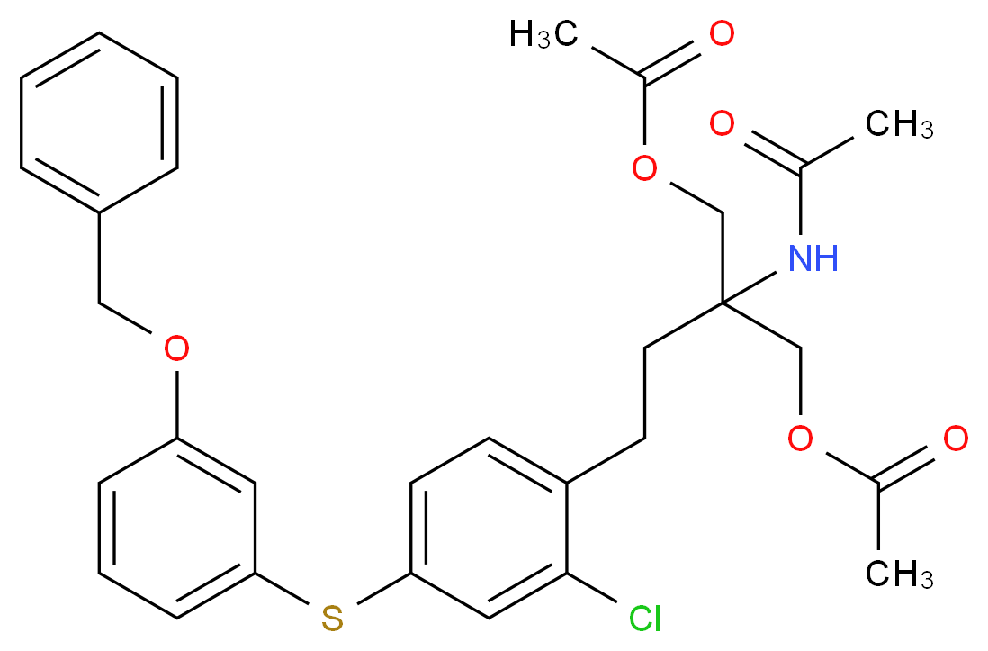 N-Acetyl-di-O-acetyl KRP-203_分子结构_CAS_951238-25-8)