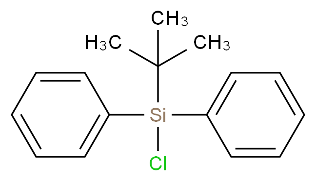 t-BUTYLCHLORODIPHENYL-SILANE_分子结构_CAS_58479-61-1)