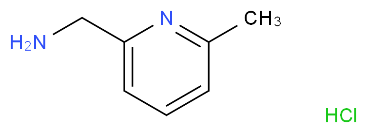 (6-methylpyridin-2-yl)methanamine hydrochloride_分子结构_CAS_)