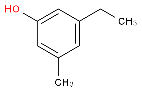 3-ethyl-5-methylphenol_分子结构_CAS_698-71-5)