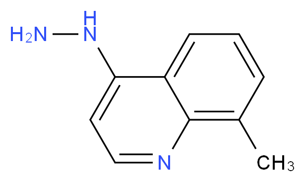 4-hydrazino-8-methylquinoline_分子结构_CAS_68500-35-6)