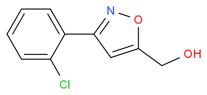 [3-(2-CHLORO-PHENYL)-ISOXAZOL-5-YL]-METHANOL_分子结构_CAS_438565-33-4)