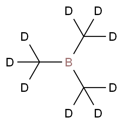 tris(<sup>2</sup>H<sub>3</sub>)methylborane_分子结构_CAS_6063-55-4