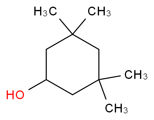 3,3,5,5-tetramethylcyclohexan-1-ol_分子结构_CAS_2650-40-0