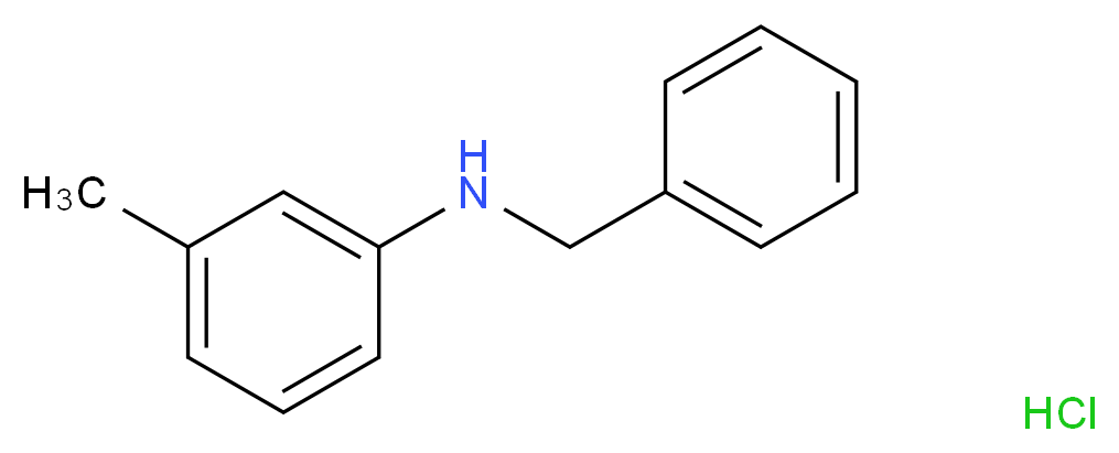 N-benzyl-3-methylaniline hydrochloride_分子结构_CAS_5405-17-4