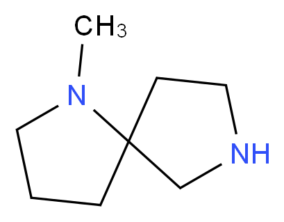 1-methyl-1,7-diazaspiro[4.4]nonane_分子结构_CAS_1158749-77-9