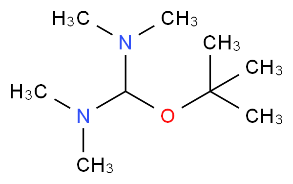 [(tert-butoxy)(dimethylamino)methyl]dimethylamine_分子结构_CAS_5815-08-7