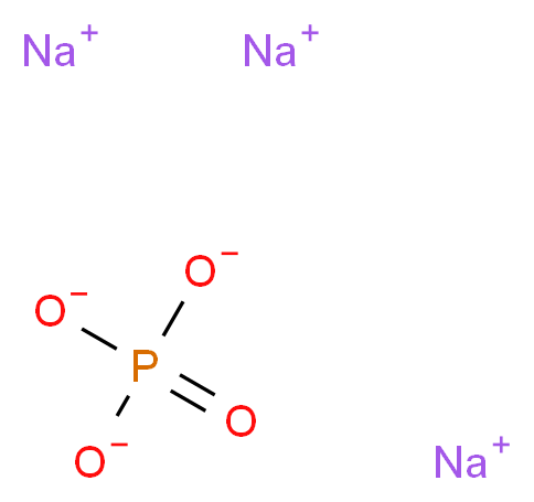 磷酸钠_分子结构_CAS_7601-54-9)