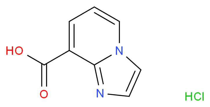 imidazo[1,2-a]pyridine-8-carboxylic acid hydrochloride_分子结构_CAS_145335-90-6