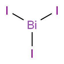 Bismuth(III) iodide_分子结构_CAS_7787-64-6)