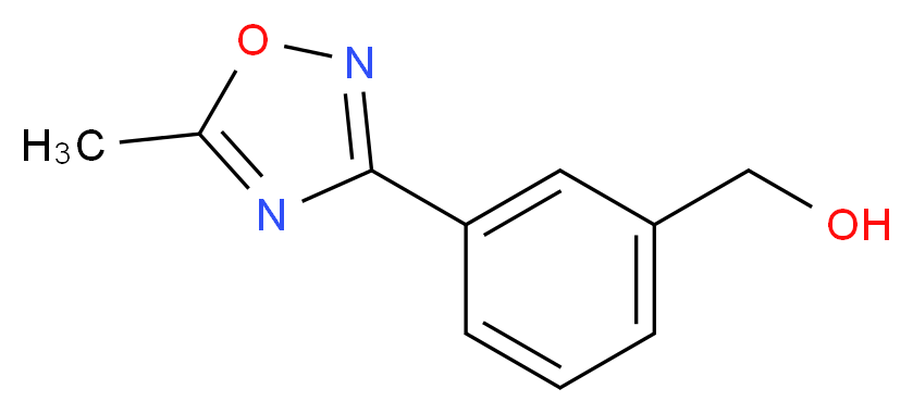 [3-(5-methyl-1,2,4-oxadiazol-3-yl)phenyl]methanol_分子结构_CAS_852180-70-2