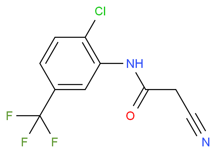 N-(2-Chloro-5-trifluoromethyl-phenyl)-2-cyano-acetamide_分子结构_CAS_63034-98-0)