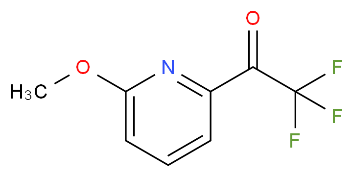 2,2,2-trifluoro-1-(6-methoxypyridin-2-yl)ethan-1-one_分子结构_CAS_1060807-13-7