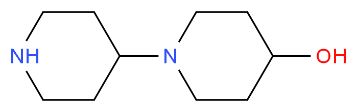 1,4'-bipiperidin-4-ol_分子结构_CAS_550370-19-9)