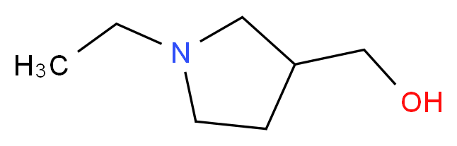 (1-ethylpyrrolidin-3-yl)methanol_分子结构_CAS_61472-22-8