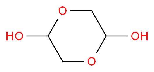 1,4-dioxane-2,5-diol_分子结构_CAS_23147-58-2