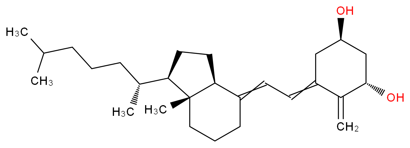 1α-Hydroxyvitamin D3_分子结构_CAS_41294-56-8)