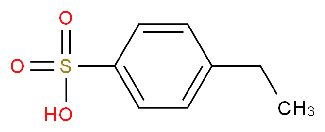 4-ethylbenzene-1-sulfonic acid_分子结构_CAS_98-69-1