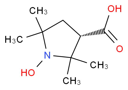 (-)-3-Carboxy-2,2,5,5-tetramethylpyrrolidinyl-1-oxy_分子结构_CAS_68354-47-2)