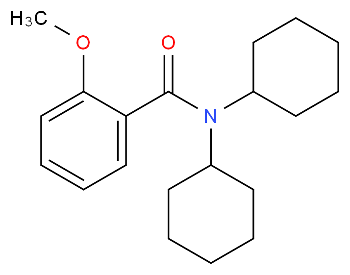 N,N-Dicyclohexyl-2-methoxybenzamide_分子结构_CAS_353785-72-5)