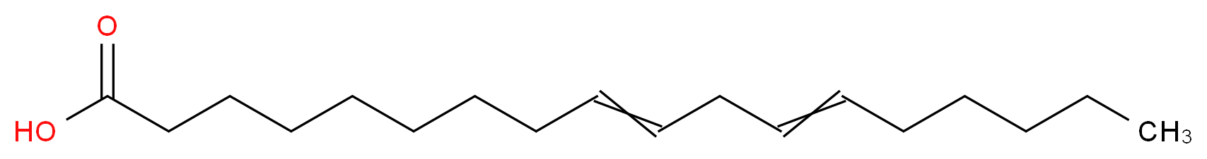 octadeca-9,12-dienoic acid_分子结构_CAS_60-33-3