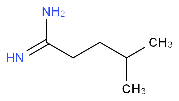 4-methylpentanimidamide_分子结构_CAS_857809-03-1)