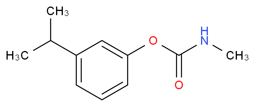 M-Cumenyl methylcarbamate_分子结构_CAS_64-00-6)