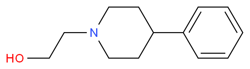 2-(4-phenylpiperidin-1-yl)ethanol_分子结构_CAS_56953-33-4)