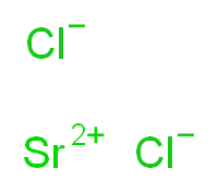 strontium(2+) ion dichloride_分子结构_CAS_10476-85-4