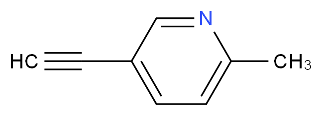 5-ethynyl-2-methylpyridine_分子结构_CAS_37972-24-0