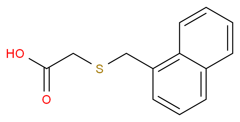 2-(Naphth-1-ylmethylthio)acetic acid 95+%_分子结构_CAS_5254-92-2)