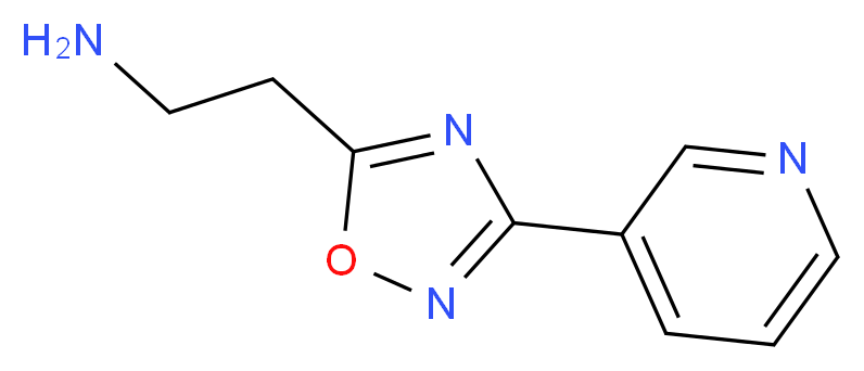 2-(3-pyridin-3-yl-1,2,4-oxadiazol-5-yl)ethanamine_分子结构_CAS_915924-57-1)
