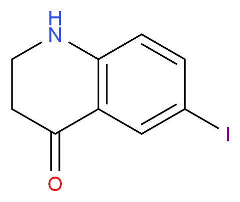 6-iodo-1,2,3,4-tetrahydroquinolin-4-one_分子结构_CAS_38470-27-8
