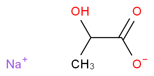 DL-LACTIC ACID SODIUM SALT, 60% SOLUTION_分子结构_CAS_72-17-3)