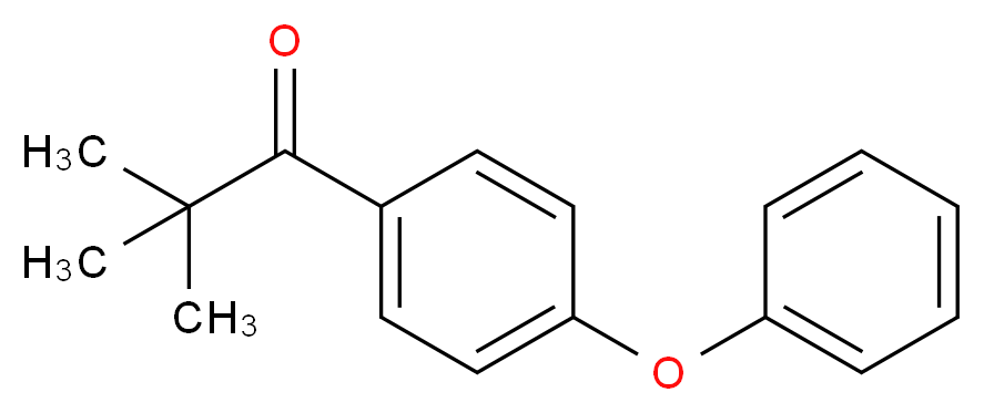 2,2-dimethyl-1-(4-phenoxyphenyl)propan-1-one_分子结构_CAS_55814-54-5