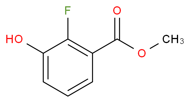 2-Fluoro-3-hydroxy-benzoic acid methyl ester_分子结构_CAS_1214324-64-7)