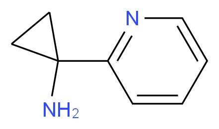 1-(pyridin-2-yl)cyclopropan-1-amine_分子结构_CAS_503417-37-6