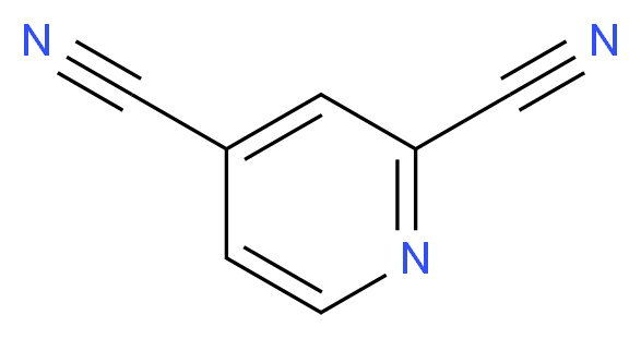 pyridine-2,4-dicarbonitrile_分子结构_CAS_29181-50-8