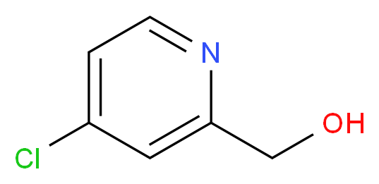 (4-chloropyridin-2-yl)methanol_分子结构_CAS_63071-10-3