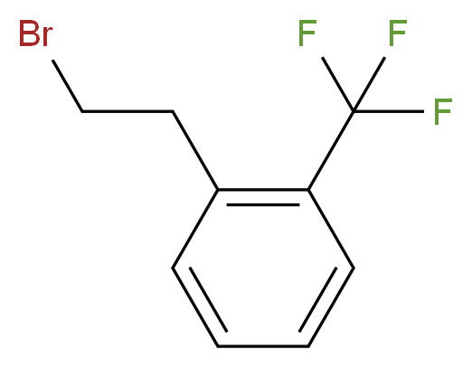 1-(2-bromoethyl)-2-(trifluoromethyl)benzene_分子结构_CAS_94022-95-4