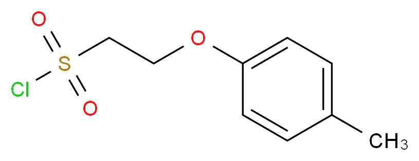 2-(4-methylphenoxy)ethanesulfonyl chloride_分子结构_CAS_3383-76-4)