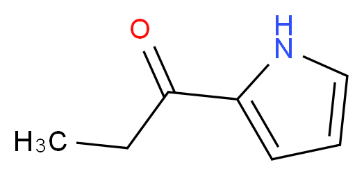 1-(1H-pyrrol-2-yl)propan-1-one_分子结构_CAS_1073-26-3