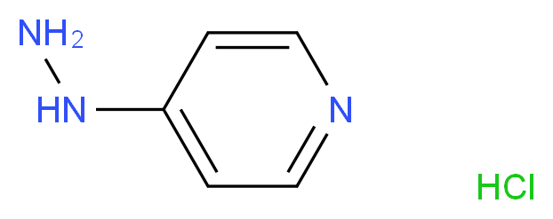 4-hydrazinylpyridine hydrochloride_分子结构_CAS_52834-40-9