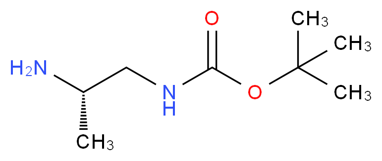 (S)-tert-butyl 2-aminopropylcarbamate_分子结构_CAS_121103-15-9)