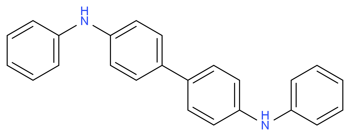 4,4'-Bis(phenylamino)biphenyl_分子结构_CAS_531-91-9)