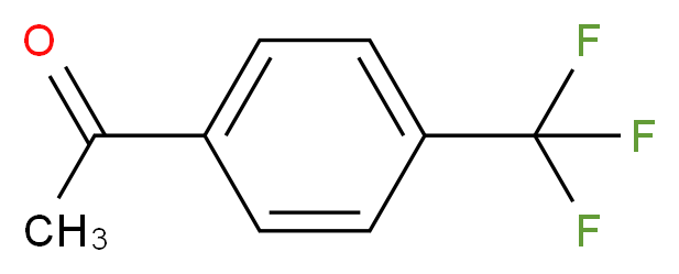 4′-(三氟甲基)苯乙酮_分子结构_CAS_709-63-7)