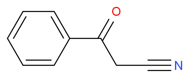 3-oxo-3-phenylpropanenitrile_分子结构_CAS_614-16-4