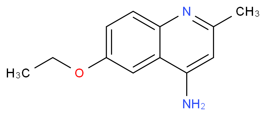 4-AMINO-6-ETHOXY-2-METHYLQUINOLINE_分子结构_CAS_66735-27-1)