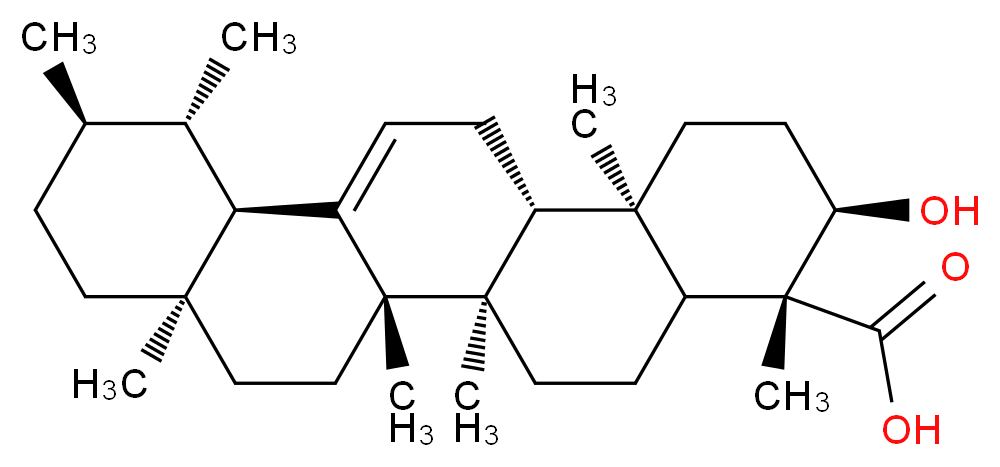 β-Boswellic Acid_分子结构_CAS_631-69-6)