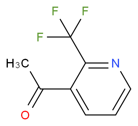 1-[2-(trifluoromethyl)pyridin-3-yl]ethan-1-one_分子结构_CAS_1060810-84-5